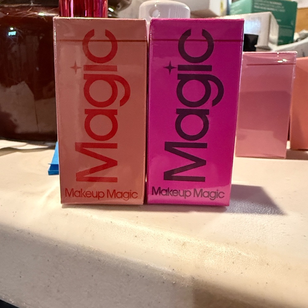 2 Magic Tinted Jelly Blush - Peachy Pink and Vibrant Pink